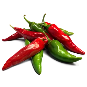 Chili Pepper Bunch PNG 74