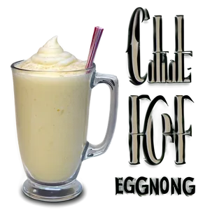 Chilled Holiday Eggnog Png 29 PNG image