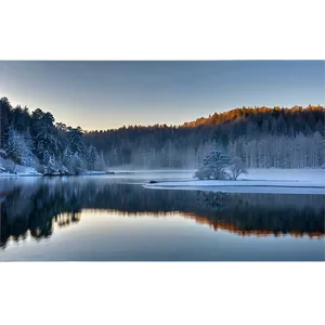 Chilled Winter Lake Png Myi26 PNG image