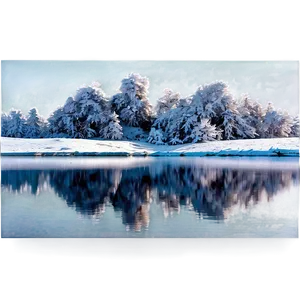 Chilled Winter Lake PNG Nrb