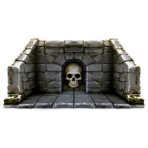 Chilling Crypt Entrance Png 05062024 PNG image