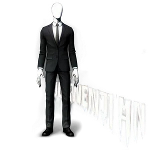 Chilling Slender Man PNG Vgu