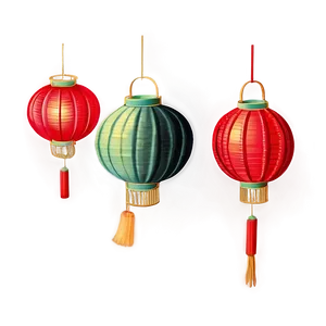 Chinese Lantern Garden PNG 50