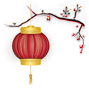 Chinese Lantern Pattern PNG 06262024
