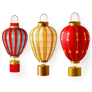 Chinese Lantern Pattern PNG 31