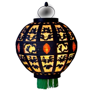 Chinese Lantern Silhouette PNG Srp