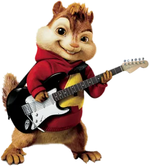 Chipmunk_ Rockstar_with_ Guitar.png PNG image