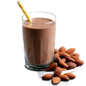 Chocolate Almond Milk PNG Vle