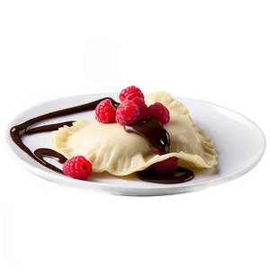 Chocolate And Raspberry Pierogi PNG Jsx