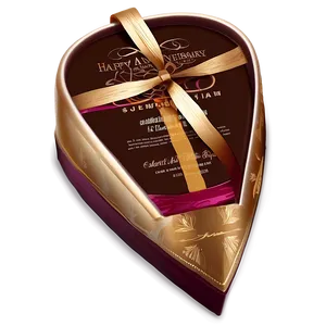 Chocolate Box For Anniversary PNG 06212024
