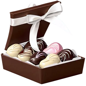 Chocolate Box For Wedding Favor PNG 4 PNG