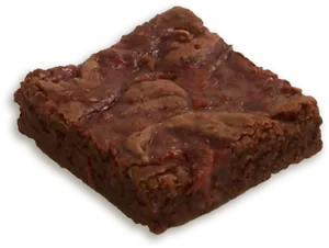 Chocolate Brownie Closeup PNG image