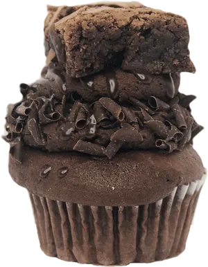 Chocolate Brownie Cupcake Delicious Treat PNG