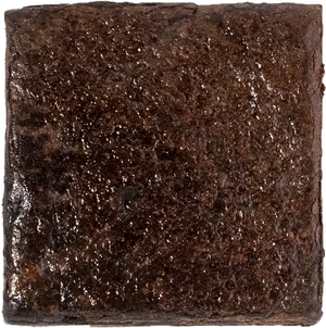 Chocolate Brownie Top View.png PNG