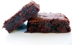 Chocolate Brownies Closeup PNG image