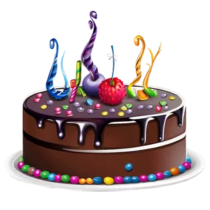 Chocolate Cake PNG 05212024