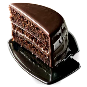 Chocolate Cake Slice Png Wmq PNG image