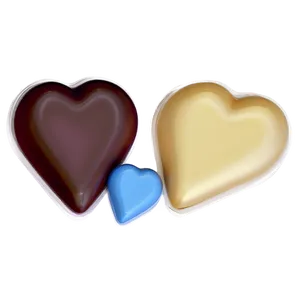 Chocolate Candy Hearts PNG Diy30