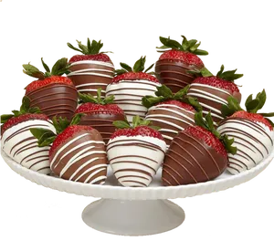 Chocolate Covered Strawberrieson Stand