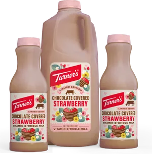 Chocolate Covered Strawberry Milk Turners Limited Edition PNG image