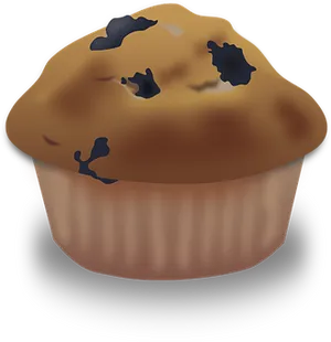 Chocolate Cupcake Illustration PNG image