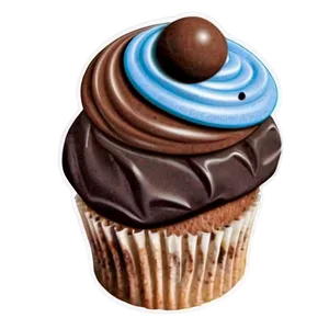 Chocolate Cupcake PNG Rlg68