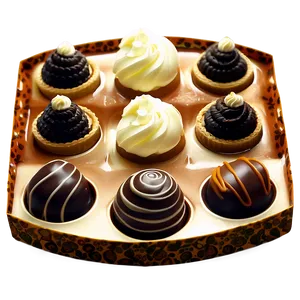 Chocolate Dessert Box PNG 06212024