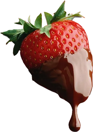 Chocolate Dripping Strawberry.png PNG image
