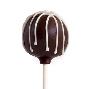 Chocolate Drizzle Cake Pop PNG Ngy PNG