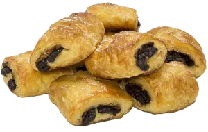 Chocolate Filled Pastries Transparent Background PNG
