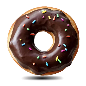 Chocolate Frosted Donut Png 42 PNG image