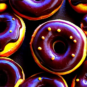 Chocolate Frosted Donut Png Cud56 PNG image