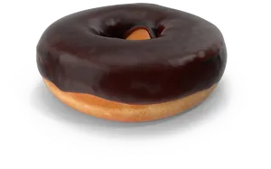 Chocolate Glazed Donut Spotlight PNG image