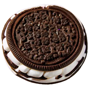 Chocolate Marshmallow Oreo PNG 06122024 PNG