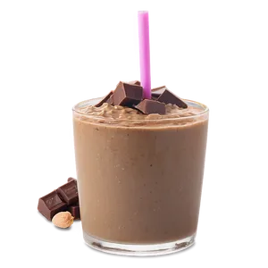 Chocolate Peanut Butter Smoothie Png Pvl PNG image