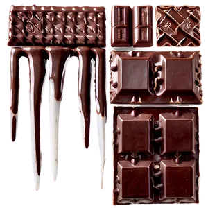 Chocolate Pieces PNG 05212024