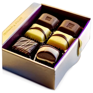 Chocolate Sampler Box PNG Qvc98