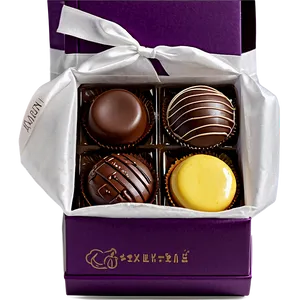 Chocolate Sampler Box PNG Vay16