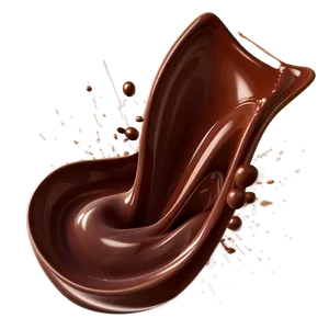 Chocolate Splash Design PNG 43