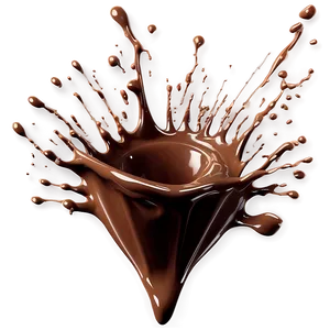 Chocolate Splash Illustration Png 06262024 PNG image