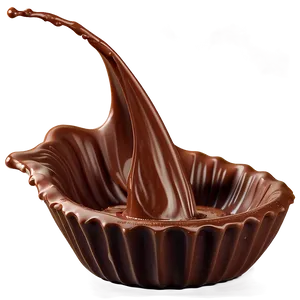 Chocolate Splash Isolated PNG 06262024