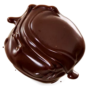 Chocolate Splash On White PNG Svg