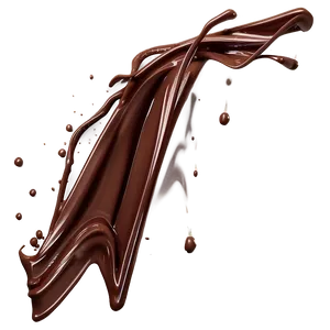 Chocolate Splash Ribbon PNG 48 PNG