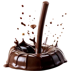 Chocolate Splash Scene PNG Agu