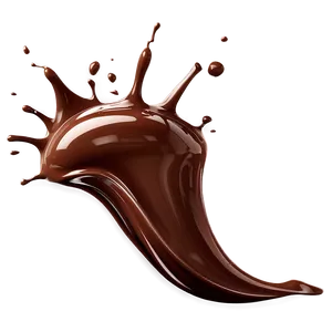 Chocolate Splash Spray PNG 10