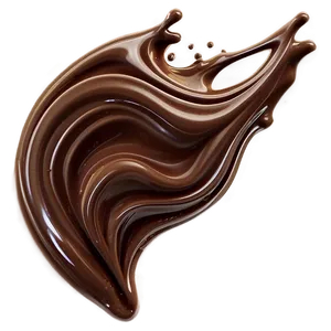 Chocolate Splash Swirl PNG Acg36 PNG