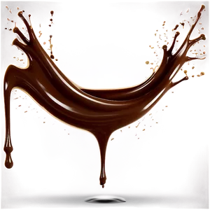 Chocolate Splash Texture PNG Pfm30 PNG