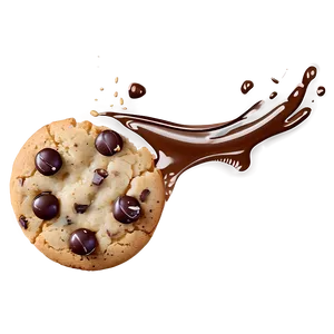 Chocolate Splash With Cookies PNG Hgf47 PNG