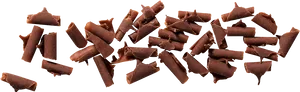 Chocolate Sprinkles Black Background PNG image