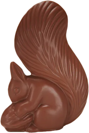 Chocolate Squirrel Sculpture